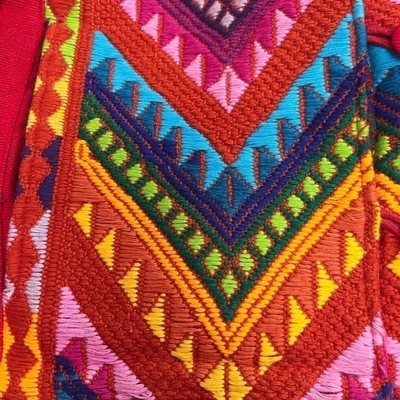 Embroidered Crewel Needlework Colorful Short Lined Jacket Vintage - Picture 7 of 16